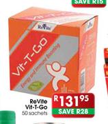 Revite Vit-T-Go Sachets-50's