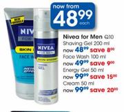 Nivea For Men Q10 Cream-50ml