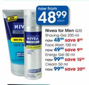 Nivea For Men Q10 Face Wash-100ml
