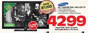 Samsung 40" (102cm) Full HD LCD TV (LA40D503)