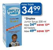 Zinplex Junior Syrup-200ml Each