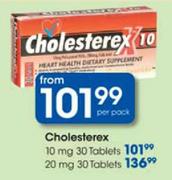 Cholesterex 10mg Tablets-30's