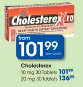 Cholesterex 20mg Tablets-30's