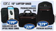 15" Laptop Bags Premium Backpack