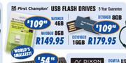 USB 4GB Flash Drives