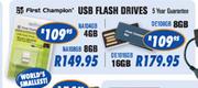 USB 4GB Flash Drives (NA1036B)