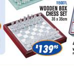 Wooden Box Chess Set (T1500TL)-35x35cm