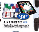 4-In-1 Poker Set
