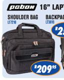 Pcbon 16" Laptop Bags Shoulder Bag
