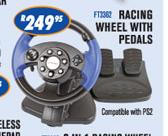 Racing Wheel With Pedals