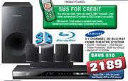 Samsung 5.1 Channel 3D Blu-Ray Home Theater System(HT-E3500K)