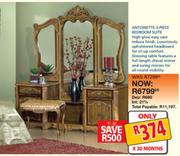 Antoinette 3 Piece Bedroom Suite