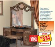Chole 3 Piece Bedroom Suite
