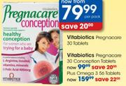 Vitabiotics Pregnacare-30 Conception Tabs Pack