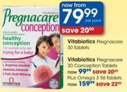 Vitabiotics Pregnacare-30 Tabs Pack