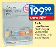 Arctic Healthcare Chela-Preg & Mumomega Pregnancy Pack-2x30 Tabs