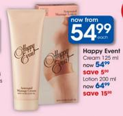 Happy Event Cream-125ml Each