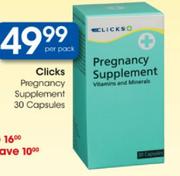 Clicks Pregnancy Supplement-30 Capsules