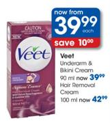 Veet Hair Removal Cream - 100ml Each