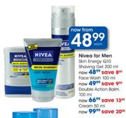 Nivea For Men Face Wash - 100ml Each