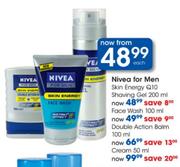 Nivea For Men Double Action Balm - 100ml Each
