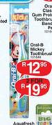 Oral-B Mickey Toothbrush-2's
