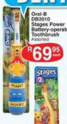 Oral-B Stages Power Battery-Operated Toothbrush Assorted-DB2010