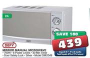 Defy Mirror Microwave-20 Ltr (DMO349)