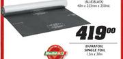 Durafoil Single Foil-1.5mx30m