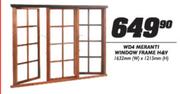 WD4 Meranti WIndow Frame H&V(1632(W) x 1215(H)mm)