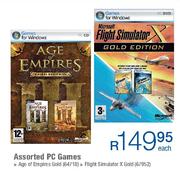 Assorted PC Games-Each