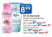 Oh So Heavenly Happy Hands Waterless Spritz & Go-100ml