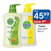 Dettol Body Wash-600ml Each