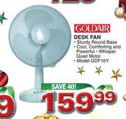 Goldair Desk Fan (GDF16Y)