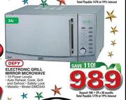 Defy Electronic Grill Mirror Microwave (DMO343)-34l