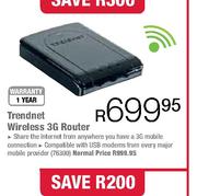 Trendnet Wireless 3G Router
