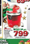 Conti Water Filter Cyclonic Vacuum Cleaner