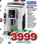 Delonghi Cappuccino Machine