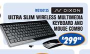 Ultra Slim Wireless Multimedia Keyboard And Mouse Combo