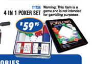 4-In-1 Poker Set