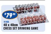 Chess Set Drinking Game-40x40cm