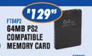 64MB PS2 Compatible Memory Card