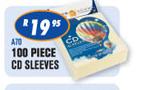 CD Sleeves-100 Piece
