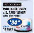 N-Dixon Writable DVDs-10 Disks