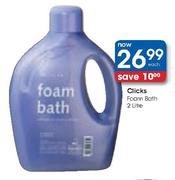 Clicks Foam Bath-2L Each