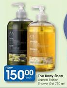 The Body Shop Limited Edition Shower Gel-750ml Each