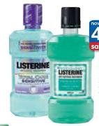 Listerine Mouthwash-500ml/Coolmint, Freburst Or Antiseptic-Each
