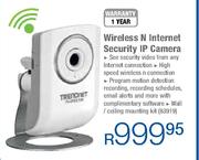 Wireless N Internet Security IP Camera