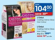 Loreal Casting Creme Gloss Hair Colour Each