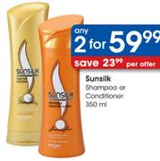 Sunsilk Shampoo Or Conditioner-2X350Ml